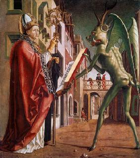 Teufel und Augustinus 1483
