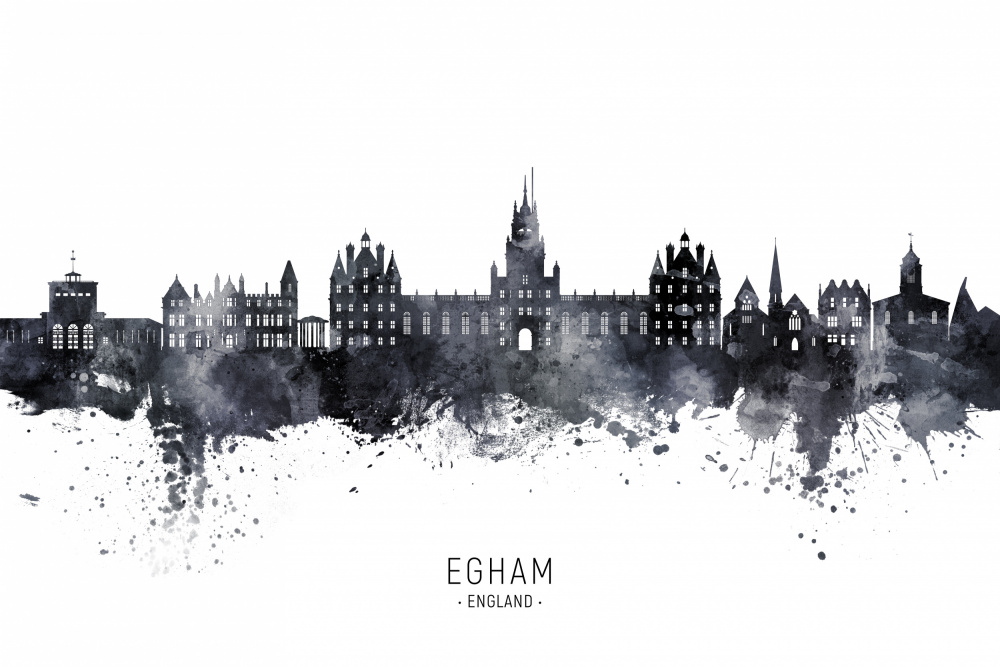 Skyline von Egham,England von Michael Tompsett