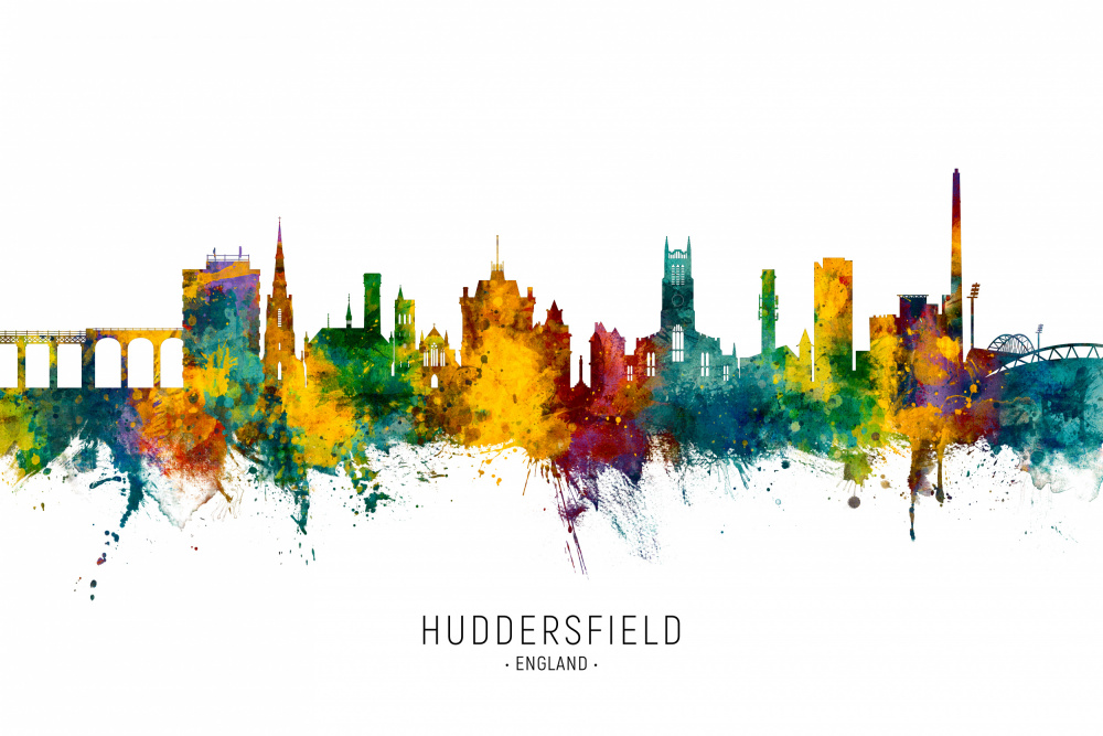 Skyline von Huddersfield,England von Michael Tompsett