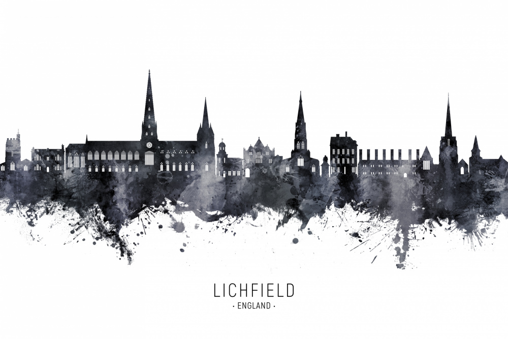 Skyline von Lichfield,England von Michael Tompsett