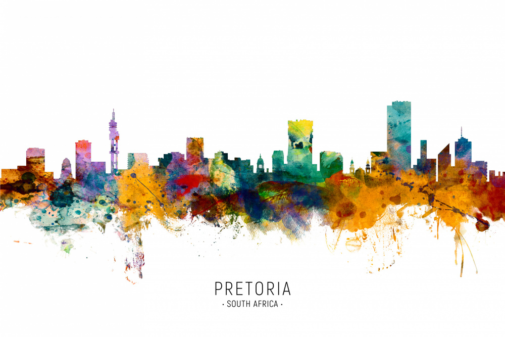 Skyline von Pretoria,Südafrika von Michael Tompsett
