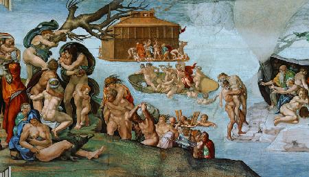 Die Sintflut (Ausschnitt Sixtinische Kapelle) 1508/09