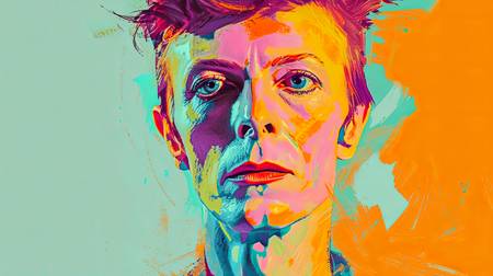 Ein Porträt von David Bowie 2024