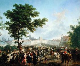 The Entry of Napoleon Bonaparte (1769-1821) and the French Army into Munich, 24th October 1805 1808