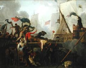 Heroism of the Crew of 'Le Vengeur du Peuple' at the Battle of Ouessant 1st June 1