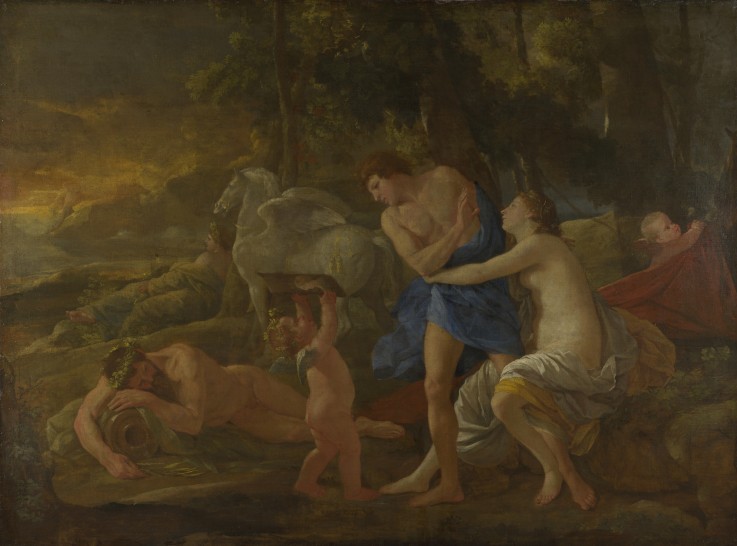 Kephalos und Aurora von Nicolas Poussin