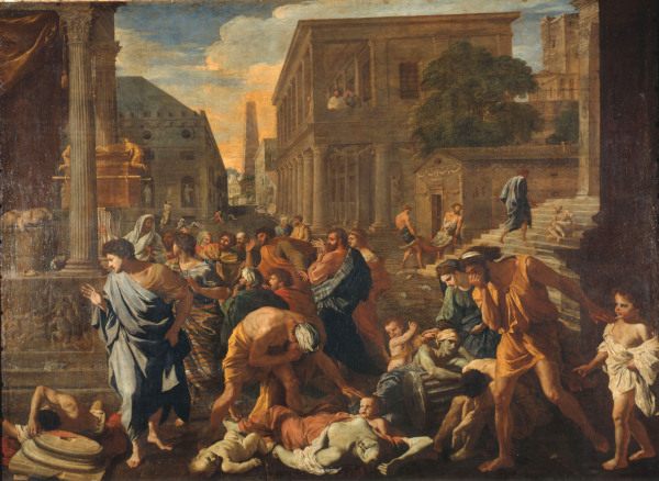 The Plague in Ashdod / Poussin / 1631 von Nicolas Poussin