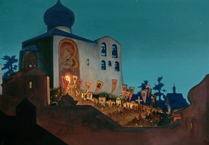 Russische Ostern von Nikolai Konstantinow Roerich