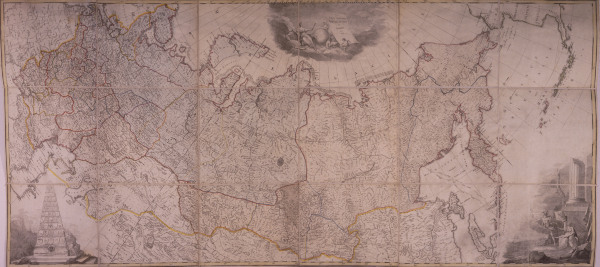 Landkarte von Rußland 1787 von 