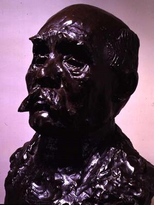 Portrait bust of George Clemenceau (1841-1929) by Auguste Rodin (1840-1917) (bronze) von 
