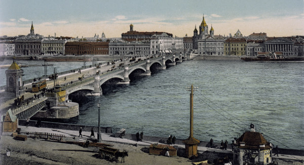 St.Petersburg, Nikolaj-Brücke von 