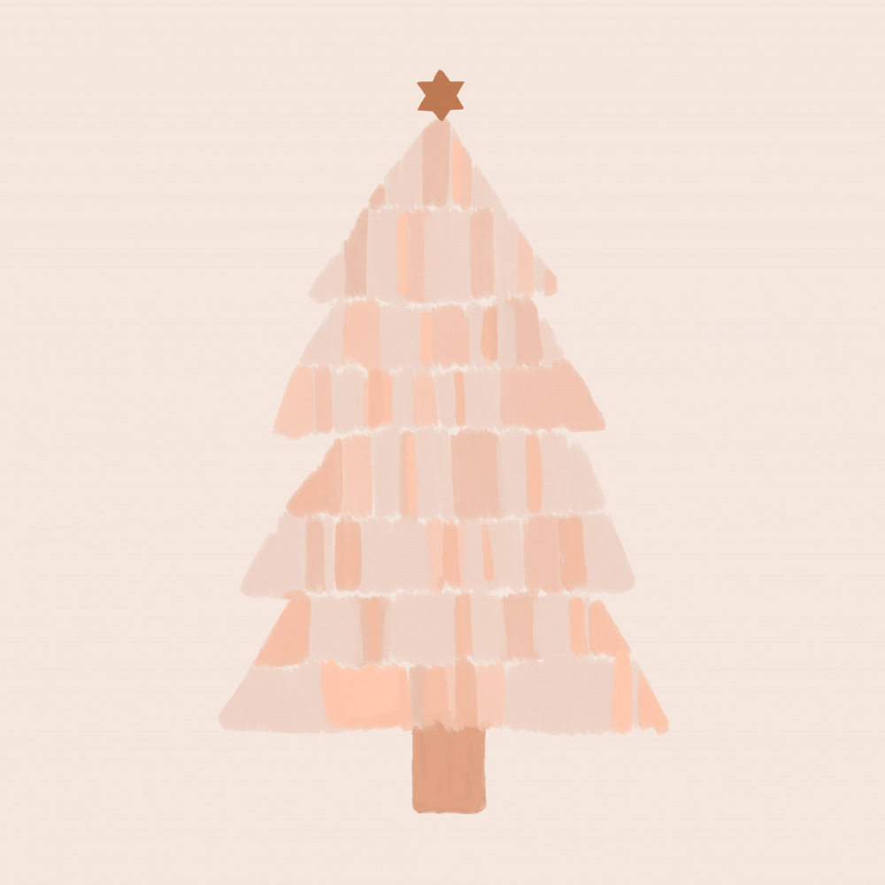 Weihnachtsbaummalerei von Orara Studio