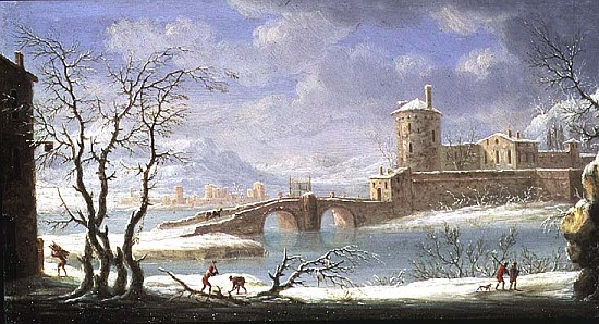 Winter Scene von Orazio Grevenbroeck