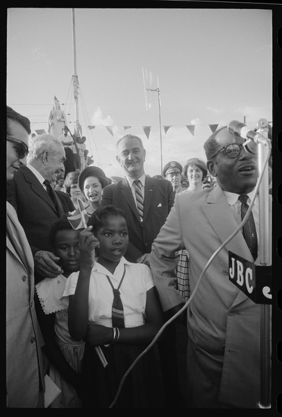 Lyndon B. Johnson in Jamaica von Orlando Suero