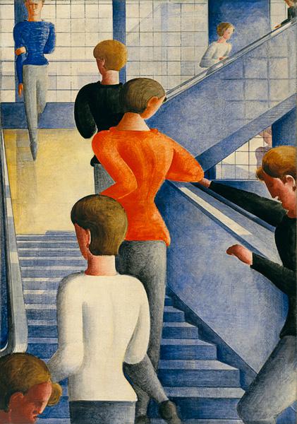Die Treppe im Bauhaus (Bauhaustreppe) 1932