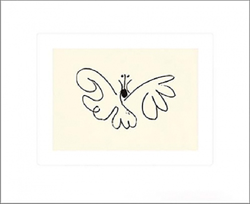 Bild:  Pablo Picasso - Le papillon