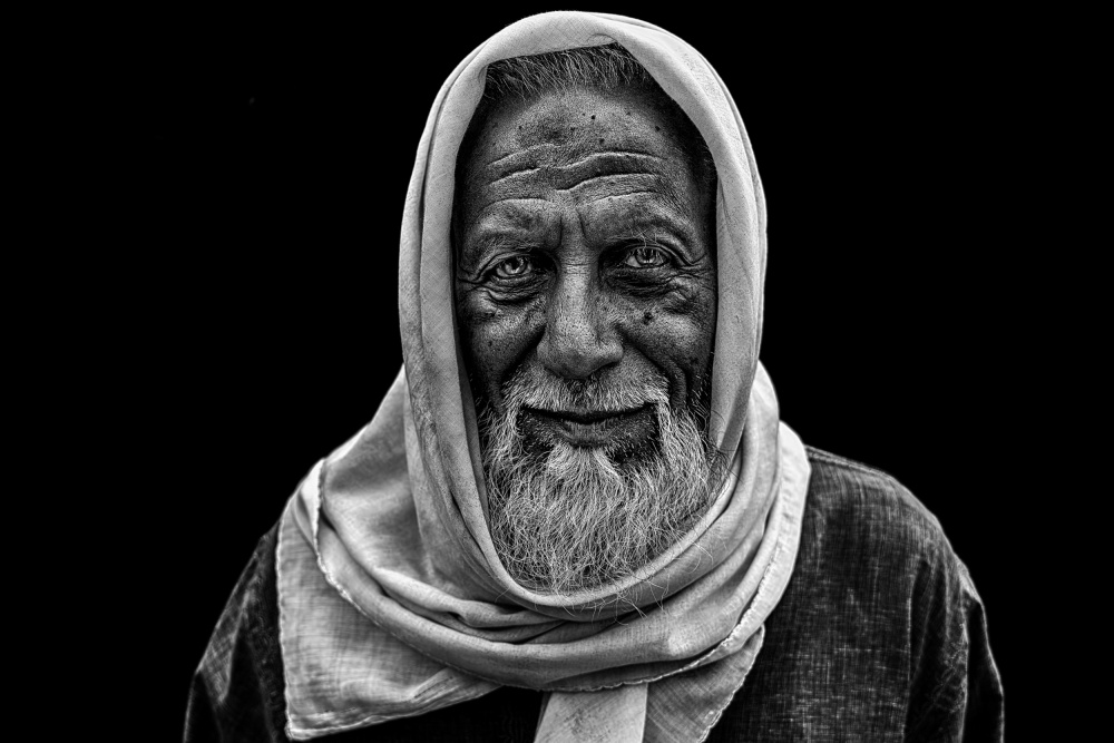 Lächeln eines alten Mannes von Partha P Roy