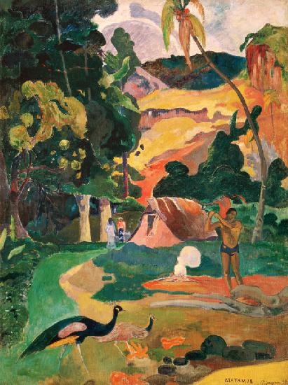 Landschaft mit Pfauen (Metamoe) 1892