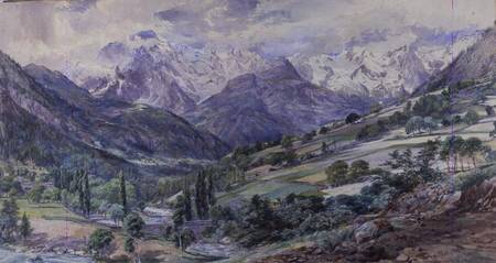 An Alpine View von Paul Jacob Naftel