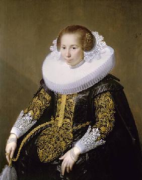 Portrait of Mrs van Voorst (one of a pair: 132049) 1628