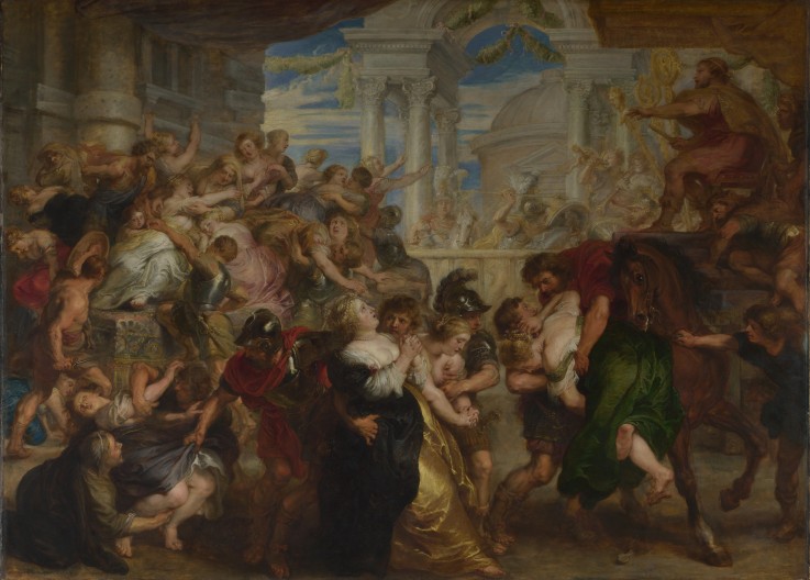 Der Raub der Sabinerinnen von Peter Paul Rubens