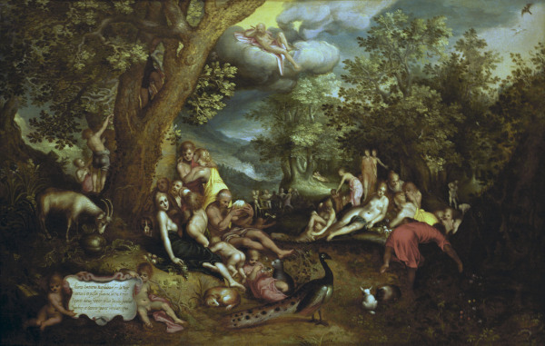 J.Brueghel t.E., The Golden Age von Peter Paul Rubens