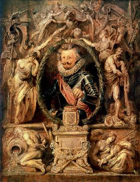 Bildnis Charles Bonaventure de Longueval, Comte de Bucquoy (1571-1621) 1621