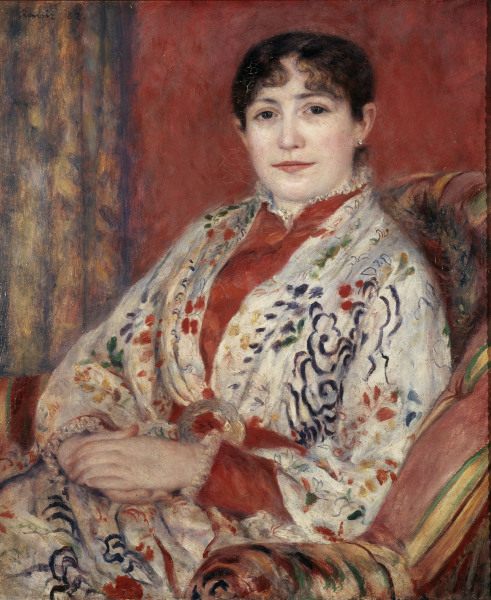 A.Renoir, Picture of Mme Leriaux 1886 von Pierre-Auguste Renoir