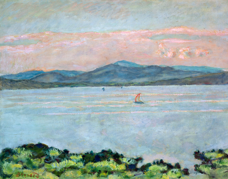 Der Golf von Saint-Tropez von Pierre Bonnard