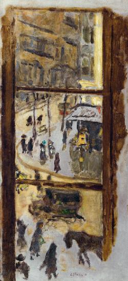 Au travers des vitres (Durch die
Fensterscheiben) 1910