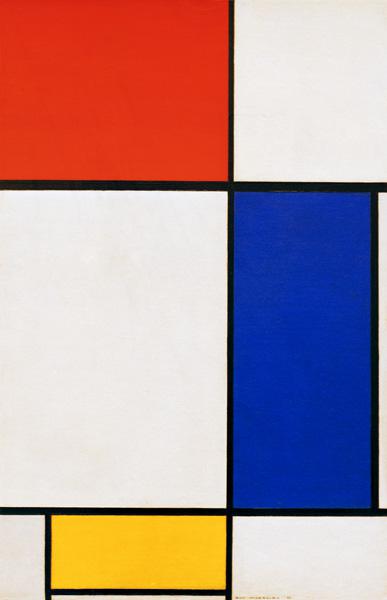 Komposition mit Rot, Gelb, Blau 1928
