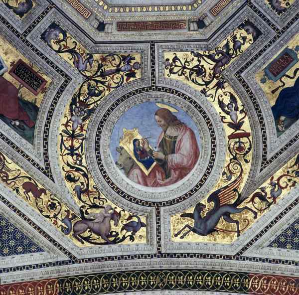 Pinturicchio / St.Luke the Evangelist von Pinturicchio
