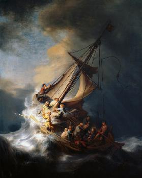 Christus im Sturm auf dem See Genezareth 1633