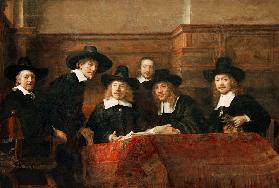 Die Vorsteher der Tuchfärberzunft 1662
