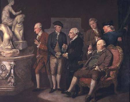 Group of Connoisseurs von Richard Cosway