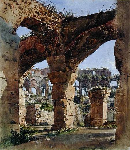 The Colosseum, Rome von Rudolf von Alt
