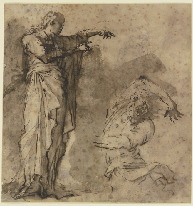 Christus heilt einen Besessenen von Salvator Rosa