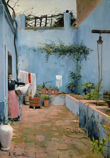 Le Patio bleu 1891