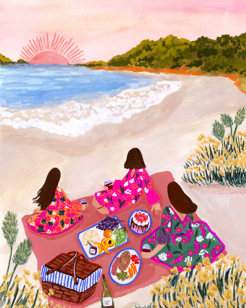 Strandpicknick von Sarah Gesek