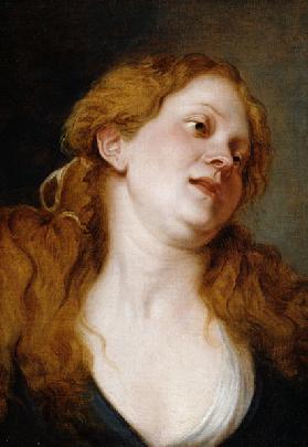 The Penitent Magdalen (oil on canvas) 1606