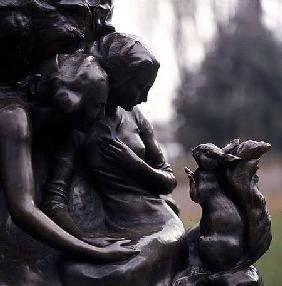 Detail from the base of the Peter Pan statue 1912