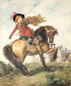 The King's Trumpeter, 1874 (w/c and gouache on paper) 1876