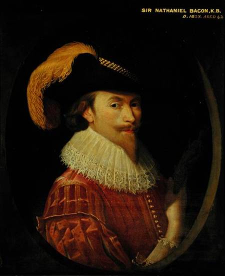 Self Portrait Aged 42 von Sir Nathaniel Bacon