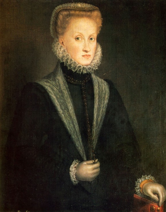 Porträt Anna von Österreich (1549–1580), Königin von Spanien von Sofonisba Anguissola