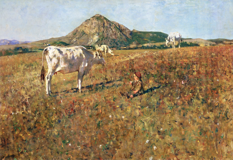 Pasture in Pietramala von Telemaco Signorini