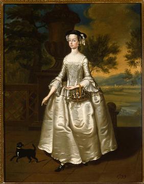 Portrait of Mary Jodrell 1755