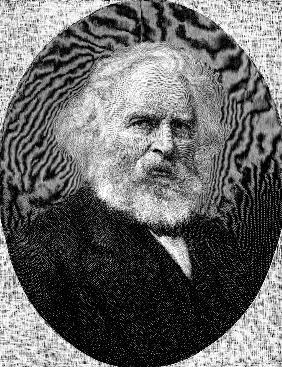 Porträt des Lyrikers Henry Wadsworth Longfellow (1807-1882) 1883
