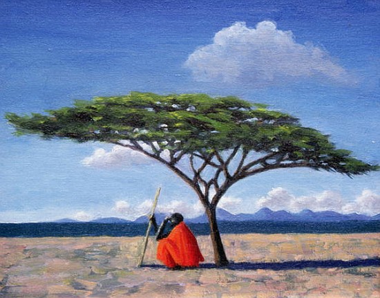 The Shady Tree, 1992 (oil on canvas)  von Tilly  Willis