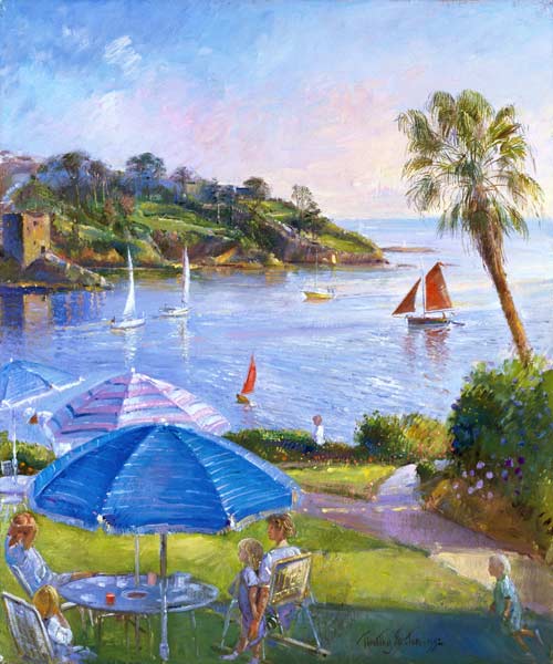 Shades and Sails, 1992 (oil on canvas)  von Timothy  Easton