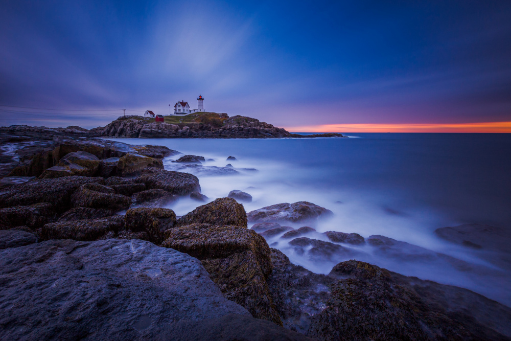 Nubble Point Leuchtturm - York Maine von Toby Harriman